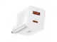 Мережевий зарядний пристрій BASEUS Super Si Pro Quick Charger 30W 1USB+1Type-C 3A White - зображення 2
