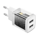 Сетевое зарядное устройство Baseus Compact Charger 2USB 10.5W White (CCXJ010202) - изображение 7