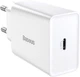 Сетевое зарядное устройство Baseus 20W Speed Mini Quick Charger 3.0 Power Delivery 3.0 1Type-C 3A White - изображение 1