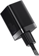 Мережевий зарядний пристрій BASEUS Super Si Pro Quick Charger 30W 1USB+1Type-C 3A Black - зображення 3