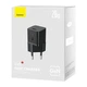 Сетевое зарядное устройство BASEUS 20W GaN5 Fast Charger 1C Black (CCGN050101) - изображение 5