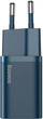 Мережевий зарядний пристрій Baseus 20W Super Si QC 3.0/ PD 3.0 1Type-C 3A Blue (CCSUP-B03) - зображення 4