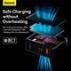 Мережевий зарядний пристрій BASEUS GaN5 Pro Fast Charger 100W 1USB+1Type-C 5A Black - зображення 9
