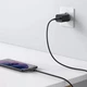 Сетевое зарядное устройство Baseus 25W 1Type-C Super Si Quick Charger 3A + кабель Type-C to Type-C 3A 1м Black (TZCCSUP-L01) - изображение 6