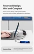 Сетевое зарядное устройство BASEUS GaN3 Pro Desktop Powerstrip AC+2U+2C 100W EU Black (PSZM000401) - изображение 6