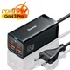 Мережевий зарядний пристрій BASEUS GaN3 Pro Desktop Fast Charger 2U+2C 65W Black (CCGP040101) - зображення 3
