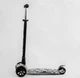 Детский самокат Best Scooter MAXI S-12208. Съемный руль, колёса PU с подсветкой. Серый - изображение 2