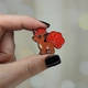 Металлический значок, пин "Покемон Вульпикс. Pokemon" (Знач0826) - изображение 1