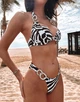 Плавки жіночі Beach Bunny S Коричневий/Білий (B2406B1-zebra) - зображення 4