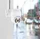 Уличная камера Wi-Fi поворотная 355° IP-камера 1080p AI-Smaint GF-15 белый - изображение 7