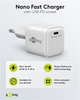 Зарядний пристрій Goobay USB-C PD GaN Fast Charger Nano 65W White - зображення 7