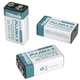 Аккумулятор крона PUJIMAX 9V 1200mAh Li-Ion USB type-C комплект 2 шт - изображение 2