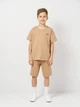 Детский летний комплект (футболка + шорты) для мальчика Minoti 17SET 53 40486JNR 92-98 см Бежевый (5063025266757) - изображение 1