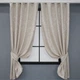 Комплект коротких штор VR-Textil Лен мрамор Pavliani № 1178ш 130х170 см 2 шт Светло-бежевый (35-0065) - изображение 1