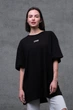 Жіноча Оверсайз Футболка З Принтом Without 1702 L/XL Black - зображення 2