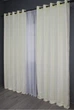 Комплект штор на люверсах VR-Textil Лен мрамор Pavliani № 1172ш 150х250 см 2 шт Кремовый (37-0043) - изображение 4