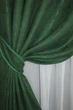 Комплект штор на люверсах VR-Textil Льон мармур Pavliani № 1363ш 150х250 см 2 шт Зелений (37-0049) - зображення 5