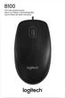 Провідна миша Logitech B100 Black (910-003357) - зображення 6