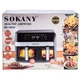 Мультипіч SOKANY SK-10034 на 11 літрів аерогриль, аерофритюрниця Чорний - зображення 10