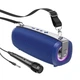 Портативная беспроводная Bluetooth колонка с микрофоном Hoco BS55 |BT5.3, AUX/FM/USB/TF/TWS, 10W, 3h | Blue - изображение 1