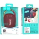 Портативная Беспроводная Bluetooth Колонка Акустика HOCO HC17 Easy joy sports BT speaker |BT5.3, U-диск/micro-USB/FM/USB/TF/TWS| Бордовый - изображение 6