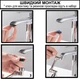 Насадка на кран аэратор Faucet splash head металлическая накладка для смесителя с двумя режимами напора - изображение 4