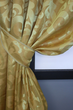 Комплект коротких штор VR-Textil жакард Вензель № 091ш 130х170 см 2 шт Золотистий (35-0050) - зображення 4