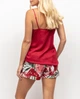 Піжама жіноча Cyberjammies Mel 0228-0215 16/XL Червоний із принтом кавуна (5051877496569) - зображення 2