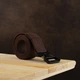 Ремень мужской текстильный Vintage 20338 коричневый 105-120 см - изображение 6