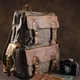 Туристический рюкзак canvas Vintage 20107 болотный - изображение 4