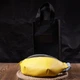 Патриотическая кожаная сумка-бананка комби двух цветов Сердце GRANDE PELLE 16760 желто-голубая - изображение 9