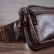 Сумка на пояс 14727 Vintage коричневая. - изображение 6