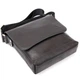 Сумка мессенджер в гладкой шкуре GRANDE PELLE 11333 черная - изображение 5