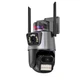Уличная поворотная WIFI камера с удаленным доступом Dual Lens Zoom 8MP, iCSee с зумом и сиреной - изображение 2