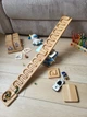 Розвиваюча дерев'яна іграшка доріжка Threewood Монтессорі Marble Track Waves для дітей від 3 років, розмір 40х10см - изображение 5