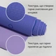 Коврик для йоги Marjari Yoga Basic 183x61x0.6 cм Light Purple - изображение 4