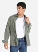Рубашка хлопковая мужская Colin's CL1065591-KHA S Хаки (8683197782786) - изображение 1