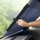 Шторка сонцезахисна в авто NJ-527 тканина+фольга висувна 70см (NJ-527) - зображення 3
