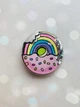 Держатель для смартфона / планшета попсокет Popsocket с плавающими блестками (Макарун) - изображение 1
