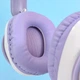 Беспроводные наушники с кошачьими ушками QC-11 Cat Ear Сиреневый - изображение 2