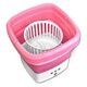 Стиральная машина силиконовая складная Stenson R93623 "Mini" 6 л Pink - изображение 2