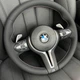 Руль для BMW в M-стиле с подушкой безопасности, с лепестками. Черный/ кожа, матовый - изображение 1
