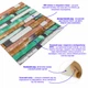 Самоклеющаяся декоративная 3D панель Sticker Wall мятное дерево 700x700x5мм (057) SW-00000238 - изображение 2