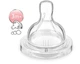 Соска Avent Classic+ 3міс+, силіконова, варіативний потік, 2шт - изображение 3