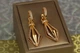 Серьги подвески Xuping Jewelry фонарик 4,2 см золотистые - изображение 1