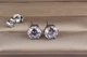 Сережки гвоздики Xuping Jewelry на шість кріплень 9 мм сріблясті - зображення 1