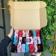 Большой комплект носков для женщин на 21 пару с принтом 36-41 р демисезонные в коробке - изображение 2