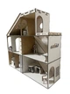 Домик игровой DecorWood с мебелью для кукол и машинок 46х44х29 см - изображение 4