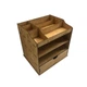 Органайзер для зберігання косметики DecorWood з дерева 28х23х28,5 см - зображення 3