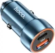 Автомобильное зарядное устройство Hoco Z46A Blue whale PD20W+QC3.0 car charger Sapphire Blue (6931474770349) - изображение 3